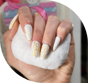 Premium gel nail extensions service