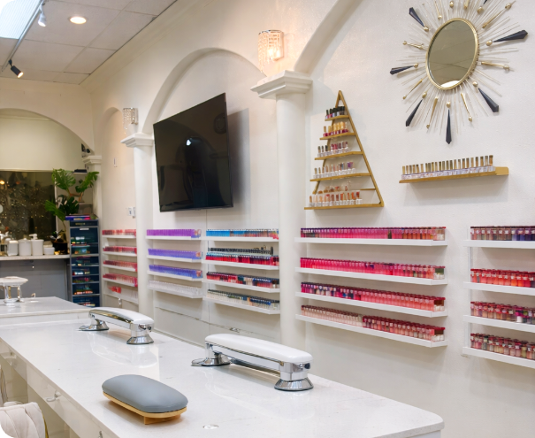 Professional nail services at Pino Nails & Spa in Corona, CA